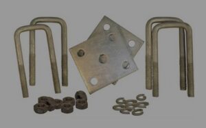 U-Bolt Kit 1/2"-13 For 2-Inch Square Tube 5-1/4-Inch Long Legs